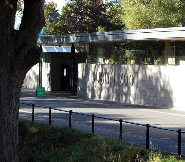 Photo of the entrance to Dublin Zoo, the venue. Not a photo of this event.